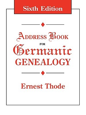 【预售】Address Book for Germanic Genealogy. Sixth Edition