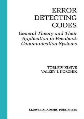 【预售】Error Detecting Codes: General Theory and Their