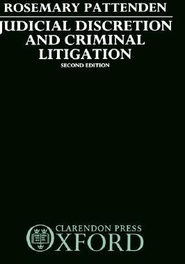 【预售】Judicial Discretion and Criminal Litigation