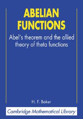 【预售】Abelian Functions