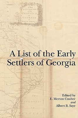 【预售】A List of the Early Settlers of Georgia