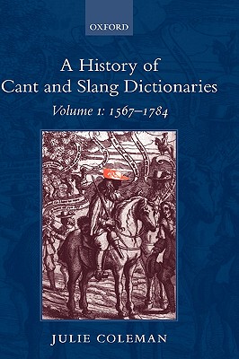 【预售】A History of Cant and Slang Dictionaries: Volume I:
