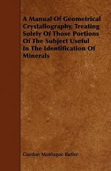 【预售】A Manual of Geometrical Crystallography, Treating