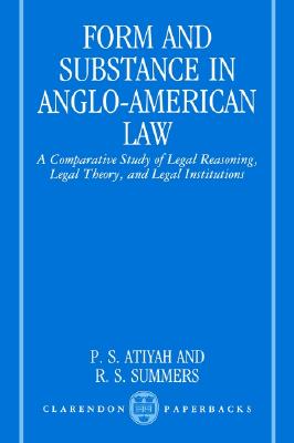 【预售】Form and Substance in Anglo-American Law: A