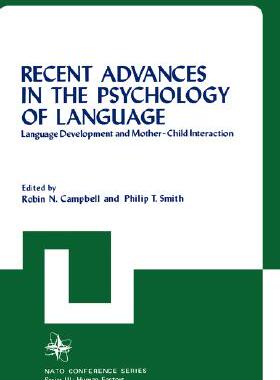 【预售】Recent Advances in the Psychology of Language