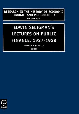 【预售】Edwin Seligman's Lectures on Public Finance