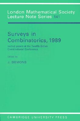 【预售】Surveys in Combinatorics, 1989