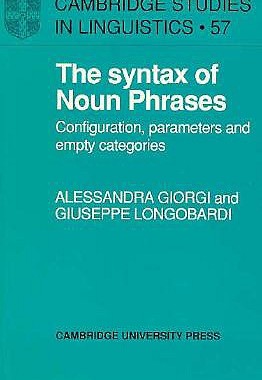【预售】The Syntax of Noun Phrases: Configuration