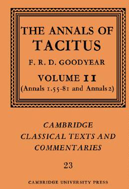 预订 【】The Annals of Tacitus: Volume 2, Annals 1.55-81 and
