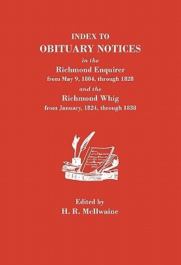 【预售】Index to Obituary Notices in the Richmond Enquirer