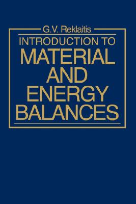 【预售】Introduction To Material And Energy Balances