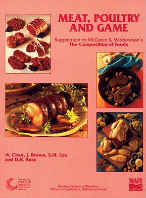 【预售】Meat, Poultry and Game: Supplement to the