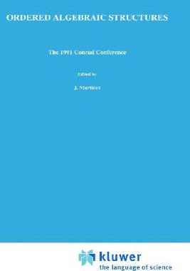 【预售】Ordered Algebraic Structures