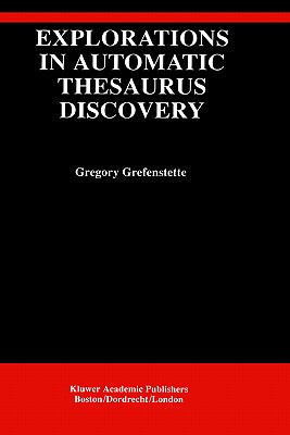 【预售】Explorations in Automatic Thesaurus Discovery