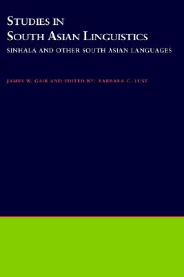 【预售】studies in south asian linguistics: sinhala and