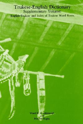 【预售】Trukese-English Dictionary Supplementary Volume: