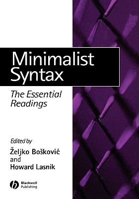 【预售】Minimalist Syntax - The Essential Radings