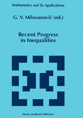 【预售】Recent Progress in Inequalities