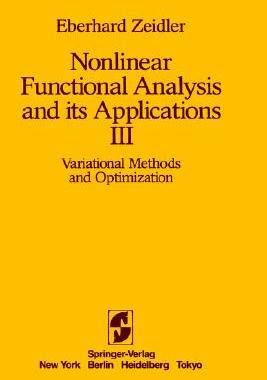 【预售】Nonlinear Functional Analysis and Its Applications: