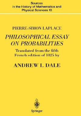 【预售】Pierre-Simon Laplace: Philosophical Essay on