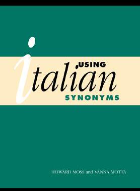 【预售】Using Italian Synonyms