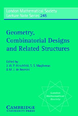【预售】Geometry, Combinatorial Designs and Related