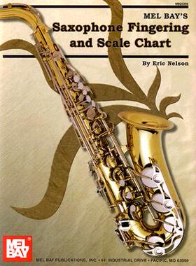 【预售】Saxophone Fingering and Scale Chart
