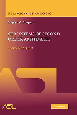 【预售】Subsystems of Second Order Arithmetic
