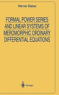 Power Series and Systems Formal Linear 预售
