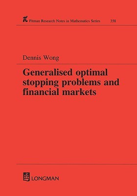 【预售】Generalized Optimal Stopping Problems and Financial