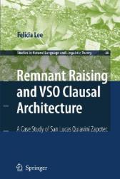 【预售】Remnant Raising and Vso Clausal Architecture: A Case
