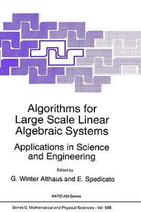 for Algorithms Large Scale Algebraic Linear 预售