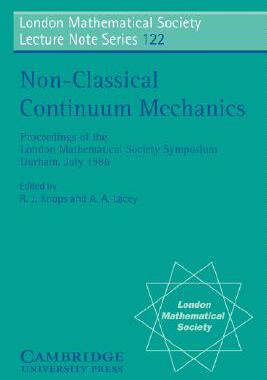【预售】Non-Classical Continuum Mechanics: Proceedings of