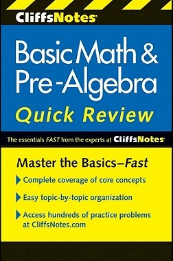 【预售】Cliffsnotes Basic Math & Pre-Algebra Quick Review