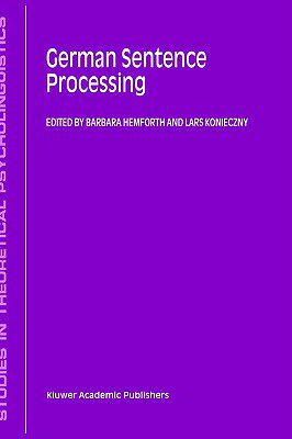 【预售】German Sentence Processing