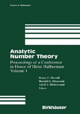 【预售】Analytic Number Theory: The Halberstam Festschrift