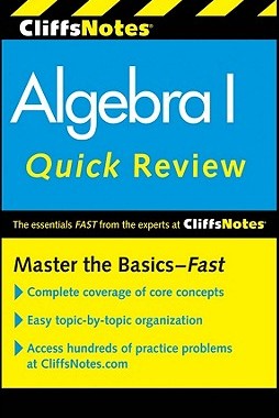 【预售】Cliffsnotes Algebra I Quick Review, 2Nd Edition