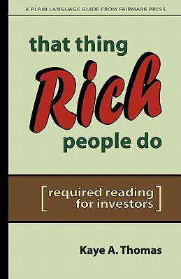 【预售】That Thing Rich People Do