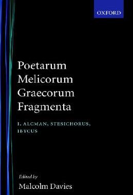 【预售】Poetarum Melicorum Graecorum Fragmenta: Volumen I: