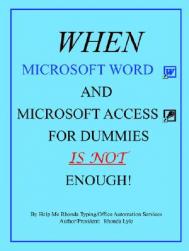 【预售】When Microsoft Word and Microsoft Access for Dummies