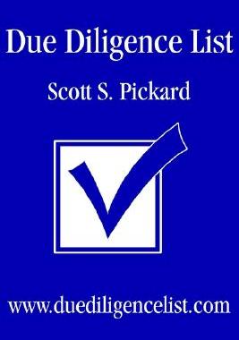 【预售】Due Diligence List: WWW.Duediligencelist.com