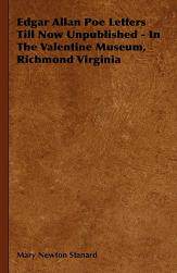 【预售】Edgar Allan Poe Letters Till Now Unpublished - In