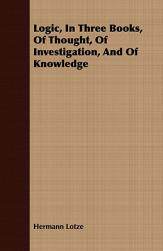 【预售】Logic, in Three Books, of Thought, of Investigation