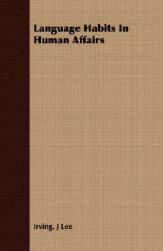 【预售】Language Habits in Human Affairs