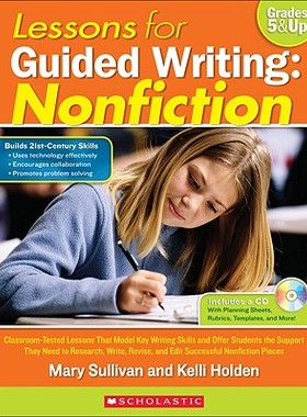 【预订】Lessons for Guided Writing: Nonfiction: