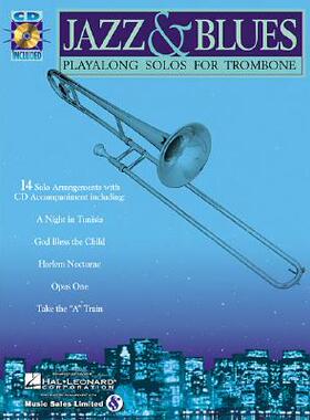 【预订】Jazz & Blues: Playalong Solos for Trombone [With CD