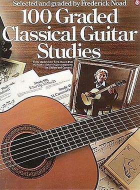 【预售】100 Graded Classical Guitar Studies