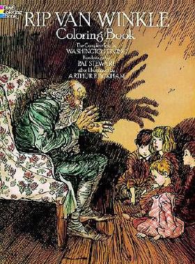 【预售】Rip Van Winkle Coloring Book