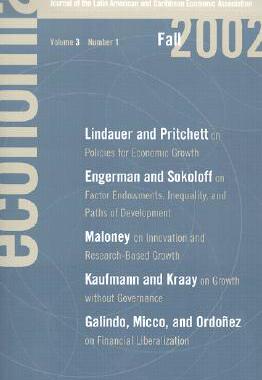【预订】Economia: Fall 2002: Journal of the Latin American