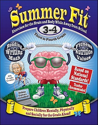 【预售】Summer Fit, Grades 3-4: Exercises for the Brain and